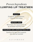 Asterwood Lip Treatment & Balm - with Volulip, Hyaluronic Acid, & Matrixyl 3000 - Hydrating, Plumping, Moisturizing, Anti-Aging - Plumper, Fuller Lips - for Women & Men - 0.5 Fl Oz