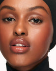 MAKE Beauty Serum Balm Hydrating Lip Oil. Vegan moisturizing lip gloss with plumping effect. Lip treatment cream for soft, smooth, shiny lips - Shade, Sun Flare