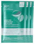 skyn ICELAND Dissolving Microneedle Under Eye Patches with 39% Hyaluronic Acid & Peptides No-Slip Eye Masks for Firming Wrinkles & Fine Lines, 3 Pairs