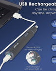 Nose Hair Trimmer for Men and Women, Painless 3 in 1 Men's Ear and Nose Hair Trimmers, 2025 USB-C Rechargeable Facial & Body Detail Hair Trimmer Clipper with High Speed and Dual-Edge Blades