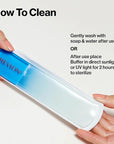 Revlon Bacteria Shield Glass Foot Buffer with Anti-Bacterial Technology, Two Surfaces to Exfoliates & Smoothes Skin, Self-Clean & Fully Recyclable