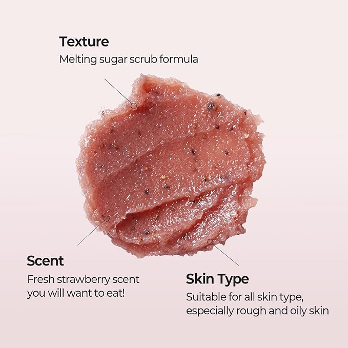 Strawberry Sugar Food Mask, 4.23 oz (120 g), Skinfood