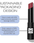 MOB Beauty Hydrating Shine Lip Balm M24 Plum – Tinted Lip Balm Stick with Jojoba & Sunflower Oils, Clean Vegan Organic Lip Care for Nourished, Glossy Lips