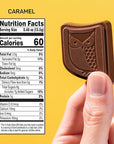 AWAKE - Caffeinated Chocolate Bites - Caramel Milk Chocolate, 50 Bites - 50mg Caffeine - Individually Wrapped Energy Bites - Coffee Alternative - Fairtrade, Gluten Free, Non GMO - 0.48oz