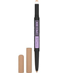 Maybelline New York Maybelline Express Brow 2-in-1 Pencil and Powder, Light Blonde, 0.02 Fl. Ounce, 248 Light Blonde, 0.02 fluid_ounces (Pack of 2)