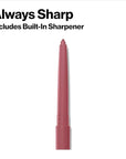 Revlon Colorstay Lip Liner with Built-In Sharpener, Valentine's Day Makeup Gifts for Women, Longwear Rich Colors, Smooth Application, 703 Mink, 0.01 oz