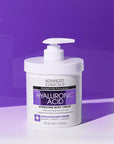 Advanced Clinicals Hyaluronic Acid Moisturizer Body Cream W/Vitamin E | Hydrating Cream & Body Lotion For Women & Men To Help Improve Look of Wrinkles, Dry Skin, Crepey Looking Skin, 16OZ, 2-Pack