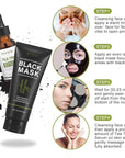 SHVYOG Blackhead Peel Off Face Mask, 3-in-1 Blackhead Remover Mask with Brush & Tea Tree Oil Serum, Charcoal Mask for Deep Cleansing Dirts, Pores, Skin Oil (100g+30ml)