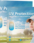 5 Pairs UV Protective Face Patch, Sunscreen Face Patch for Eye Golf Sunscreen Patches Moisturizing Sunl Protection Stickers for Summer Outdoor, Outdoor Sports Golf Accessories