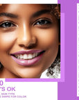 Oulac Pinky Purple Lipstick - Moisturizing Lip Stick Glossy Tinted Lip Balm, Sheer Shine Juicy Finish, Lightweight and Hydrating Formula for Dry Lip Care, Vegan 2.2g/0.07oz (10)