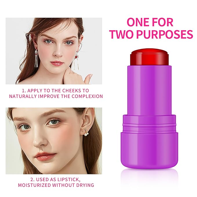 Cooling Water Jelly Tint Blush Makeup Blush Stick 0.18 Oz