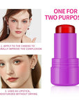 Cooling Water Jelly Tint Blush Makeup Blush Stick 0.18 Oz