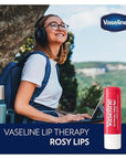 Vaseline Lip Therapy Rosy Lips 8-Pack – Moisturizing Lip Balm, Tinted, 0.16 Oz Ea