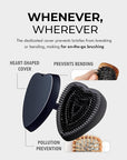 ReFa Heart Brush MATTE BLACK |