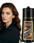 Brown Hair Dye Shampoo for Gray Hair, Instant Hair Color Shampoo, Dark Brown Hair Dye, Colors Hair in Minutes, Champu Para Canas, Easy to Use, 16.90 Fl Oz