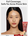 MISSHA M Perfect Cover BB Cream No.27 Honey Beige - Medium with Neutral/Warm Undertone SPF 42 PA +++ 1.69 Fl Oz - Tinted Moisturizer for face with SPF