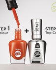 Sally Hansen Miracle Gel™, Street Flair, Long Lasting, Gel-Like Formula, No UV Lamp Needed, Purple Nail Polish