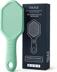 Silicone Foot Callus Remover - Nano Glass Foot File for Dead Skin and Cracked Heels - Callus Remover for Feet & Hard Skin - Ergonomic Foot Scrubber & Exfoliator for Soft, Smooth Feet - Green