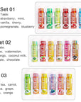 evpct 6Pcs Classic Fruit Flavour Flavored Moisturizing