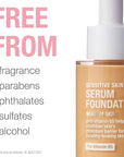 Neutrogena Healthy Skin Sensitive Skin Serum Foundation with Light/Medium 01, 1 oz