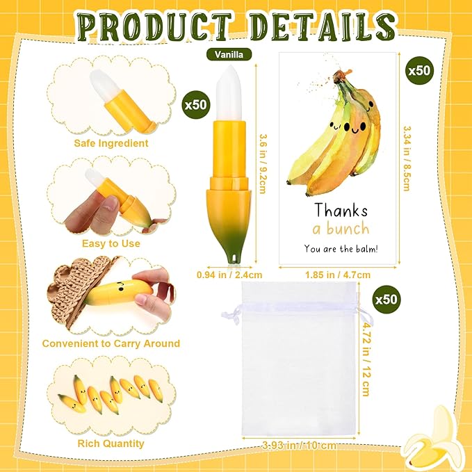50 Pcs Employee Appreciation Gifts Bulk Lip