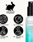 Pacifica Indian Coconut Nectar Hair Mist Perfume & Full Body Spray for Women - Body Mist Fragrance w/Tiare, Sugar, Vanilla, Almond & Amber Clean Beauty Alcohol-Free, Vegan & Cruelty-Free, 5 Oz