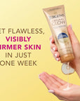 Jergens Natural Glow +Firming Self Tanner Body Lotion, Fair to Medium Skin Tone, Sunless Tanning Moisturizer with Collagen and Elastin. Helps to Visibly Reduce Cellulite, 7.5 Fl Oz