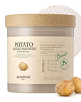 SKINFOOD Potato Madecassoside Soothing Toner Pad, Korean Skincare Facial Toner, Blemish Pads, Damaged Skin Barrier Improvement, Redness Relief, 8.81 oz (60 Pads)