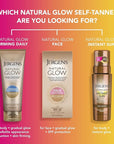 Jergens Natural Glow Face Moisturizer with SPF 20 Sunscreen, Fair to Medium Skin, Oil Free, UVA/UVB Protection - 2 oz