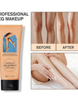 Leg Makeup Waterproof No Transfer,Flawless Legs Body Scar Tattoo Cover Up Makeup Waterproof Long Last Concealer for All Skin Tones. (01# Fairest)