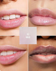 Oulac Moisturizing Shine Lipstick For Women Christmas Set 2PCS, 2 in 1 Tinted Lip Balm for Winter, Hydrated Juicy and Glossy Lip Color for Dry, Cracked and Chapped Lips, Vegan [S03+S05]