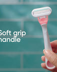Gillette Venus Sensitive Women's Disposable Razors - Single Package of 3 Razors