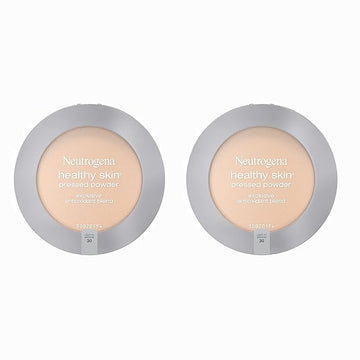 Neutrogena Healthy Skin Pressed Makeup Powder Compact with of 2) 34 oz