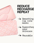Pacifica Beauty Reusable Lip Line Mask, Skincare, Silicone Mask, For Fine Lines and Wrinkles, Lift and Firm, Pair with Serum, Storage Tin Included, Skin Care, Face Masks Skincare, Vegan, 2 Pieces