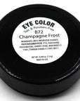 Champagne Frost Golden Glow Shimmering Shimmer Pressed Powder Single Vegan Eyeshadow; Talc, Paraben & Cruelty Free
