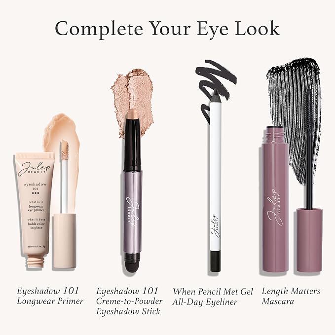 Julep Eyeshadow 101 Cream to Powder Waterproof Eyeshadow Stick, Midnight Blue Shimmer