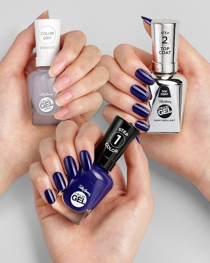 Sally Hansen Miracle Gel™, Hyp-nautical, Long Lasting, Gel-Like Formula, No UV Lamp Needed, Blue Nail Polish