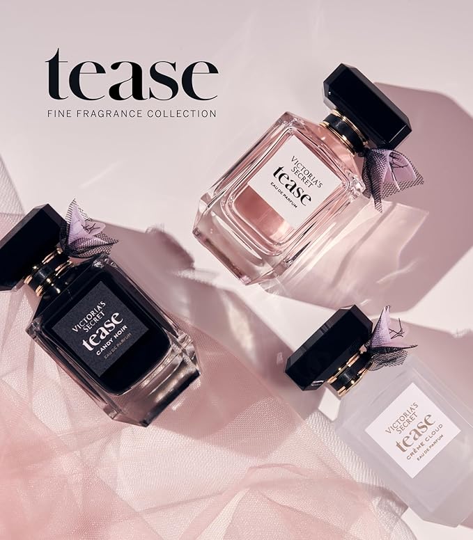 Victoria's Secret Tease Eau de Parfum Travel Spray, Notes of White Gardenia, Anjou Pear & Black Vanilla, Mini Perfumes for Women (0.23 oz)