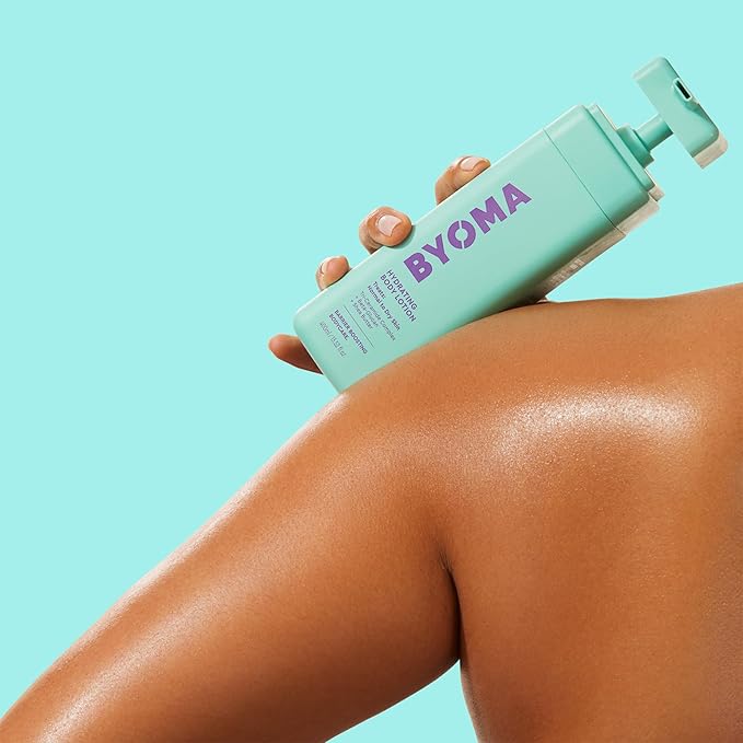 BYOMA Hydrating Body Lotion - Deeply Hydrates & Nourishes with Tri-Ceramide Complex, Shea Butter & Beta Glucan Skin Barrier, 13.52 Fl. Oz