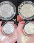 evpct Pearl White & Blonde Gold Face Highlighter
