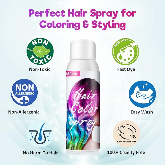 ONE-TIME USE White Hair Color