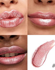 Kaely 2-in-1 Rose Gold Metallic Lipstick and Lip Liner, Shimmer Liquid Metallic Lipsticks for Women, Glitter Lip Gloss Stain Long Lasting Waterproof Smudge Proof 24 Hour, Vegan Makeup, 04