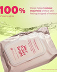 The Face Shop Rice Water Bright Makeup Remover Wipes for Face with Rice Extract, Brightening, Moisturizing, Infused with Cleansing Milk, Vegan Disposable Cleansing Facial Wipes, Korean Skin Care