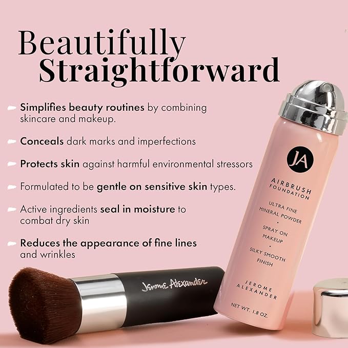 MagicMinerals AirBrush Foundation by Jerome Alexander – 2pc Warm Medium