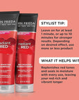 John Frieda Radiant Red, Color Boosting Conditioner, Hydrates and Enhances Red Tones with Pomegranate Extract and Vitamin E for Natural or Color-Treated Hair, 8.3 Oz