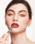 Oulac Color Rich Satin Lipstick Set For Women Red Burgundy Lipsticks High Impact Lipcolor Tinted Lip Balm, Nourishing, Satin Finish, Moisturizing Creamy Formula, Vegan Gluten Free 07+08+15(SET 4)