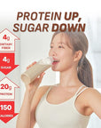 Dolce Latte Protein Shake, With Crunchy Protein Balls, Protein Smoothie Powder - 20g Protein, Low Sugar, Keto-Friendly Meal Replacement Shake, 22.22oz, 14 Servings, 14 Servings (1 X 22.22oz)