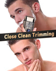 Ufree Close Shave Electric Foil Shavers for Men, 3-Speed Electric Razor, Bald Head Shavers, Face Shaving Beard Trimmer with LCD Display, Gifts for Men