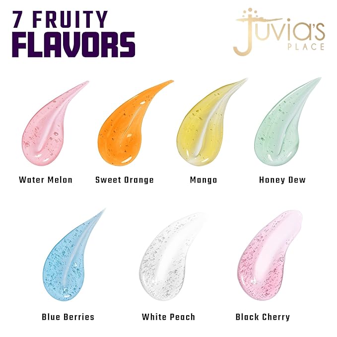 Juvia's Place Magic Lip Oil - White Peach - Smooth, Hydrating w/Vitamin E for Soft, Glossy, Juicy Lips - Infused with Fruit Extracts - Tinted, Shimmering, Lightweight & Non-sticky Lip Oil for Summer