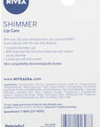 NIVEA Shimmer Lip Care, Moisturizing Lip Balm Stick with Shea Butter and Jojoba Oil, 0.17 Oz
